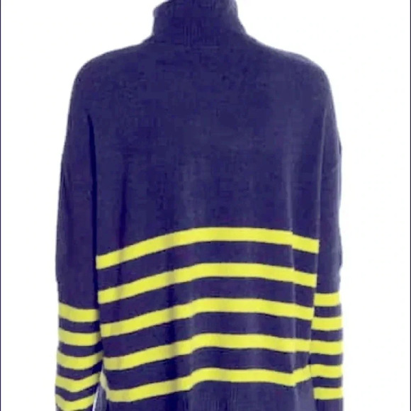 Vince Camuto Lightweight Navy Blue Turtleneck Sweater Women’s XS - Picture 2 of 10